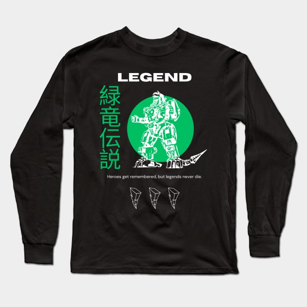 Legend of the Green Dragon Long Sleeve T-Shirt by projectwilson